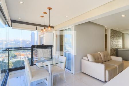 Varanda Gourmet de apartamento para alugar com 2 quartos, 70m² em Chácara Santo Antônio (zona Sul), São Paulo