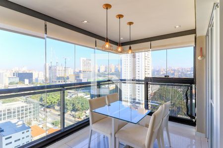 Varanda Gourmet de apartamento à venda com 2 quartos, 70m² em Chácara Santo Antônio (zona Sul), São Paulo