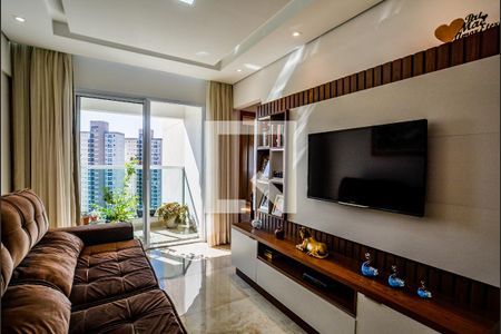 Sala de apartamento para alugar com 2 quartos, 72m² em Vila Eldizia, Santo André