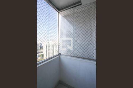 Varanda do Quarto de apartamento para alugar com 1 quarto, 45m² em Indianópolis, São Paulo