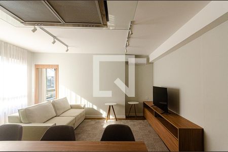 Detalhe Sala de apartamento para alugar com 1 quarto, 50m² em Centro Histórico, Porto Alegre