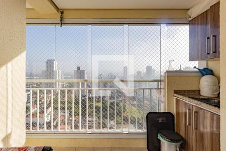 Varanda da Sala de apartamento para alugar com 3 quartos, 74m² em Vila das Mercês, São Paulo