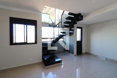 Sala de apartamento à venda com 2 quartos, 69m² em Campestre, Santo André