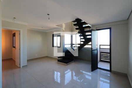 Sala de apartamento à venda com 2 quartos, 69m² em Campestre, Santo André