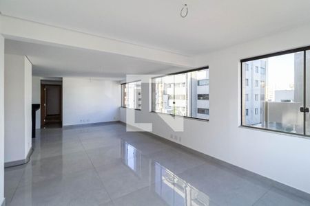 Sala  de apartamento à venda com 3 quartos, 116m² em Castelo, Belo Horizonte