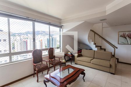 Sala 1 de apartamento para alugar com 4 quartos, 200m² em Funcionários, Belo Horizonte