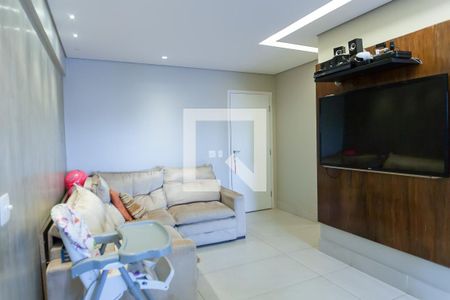 sala de apartamento à venda com 3 quartos, 86m² em Vila da Serra, Nova Lima