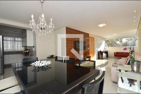Sala de jantar de apartamento à venda com 4 quartos, 220m² em Santa Ines, Belo Horizonte