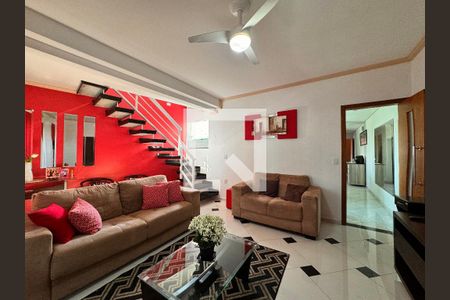 Sala de casa à venda com 3 quartos, 270m² em Jardim Alvorada, Santo André