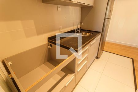 Cozinha de apartamento para alugar com 2 quartos, 54m² em Moema, São Paulo
