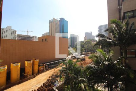 Vista da Varanda de kitnet/studio à venda com 1 quarto, 32m² em Indianópolis, São Paulo