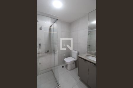 Banheiro de kitnet/studio à venda com 1 quarto, 32m² em Indianópolis, São Paulo