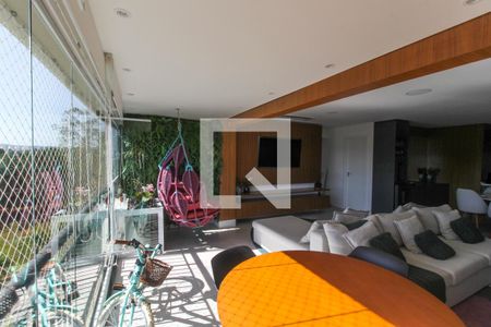 Varanda gourmet de apartamento para alugar com 2 quartos, 110m² em Alphaville, Santana de Parnaíba
