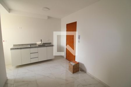 Sala / Cozinha de apartamento para alugar com 1 quarto, 27m² em Vila Gustavo, São Paulo