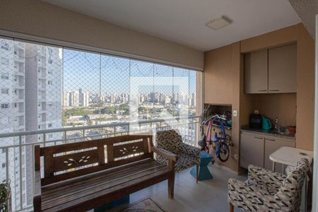 Varanda goumert de apartamento à venda com 3 quartos, 103m² em Água Branca, São Paulo