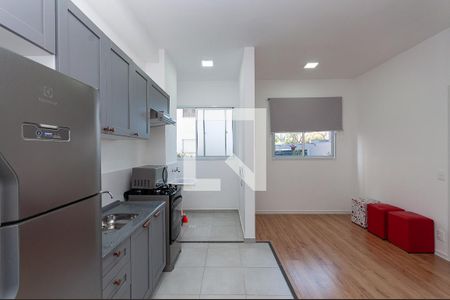 Cozinha de apartamento para alugar com 2 quartos, 40m² em Barra Funda, São Paulo
