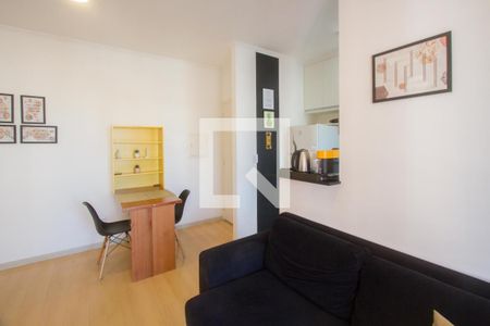 Sala de apartamento à venda com 1 quarto, 40m² em Chácara Santo Antônio (zona Sul), São Paulo