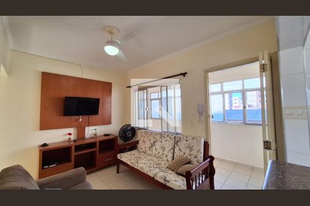 Sala de apartamento para alugar com 2 quartos, 120m² em Guilhermina, Praia Grande