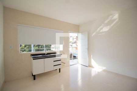 Sala / Cozinha de kitnet/studio para alugar com 1 quarto, 64m² em São Domingos, São Paulo