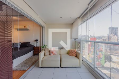 Varanda de apartamento para alugar com 1 quarto, 58m² em Pinheiros, São Paulo