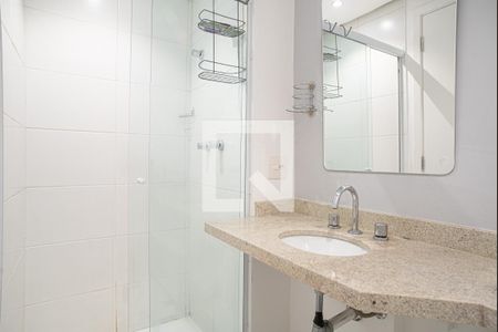 Banheiro da Suíte de apartamento à venda com 1 quarto, 34m² em Consolação, São Paulo