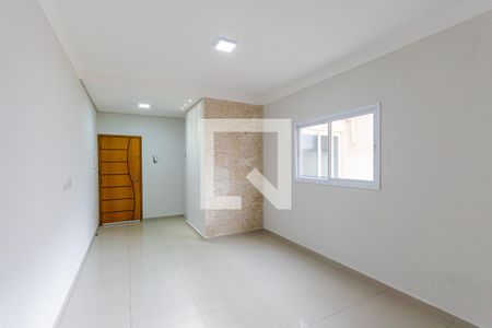 Sala de apartamento à venda com 3 quartos, 74m² em Campestre, Santo André