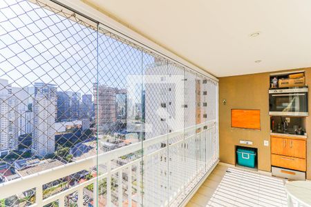 Varanda de apartamento à venda com 2 quartos, 95m² em Chácara Santo Antônio (zona Sul), São Paulo