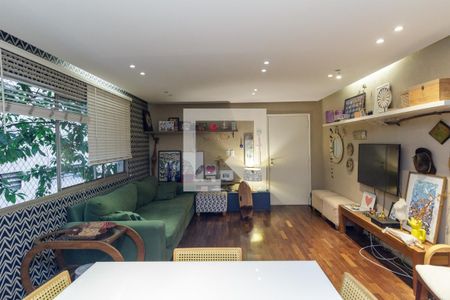 Sala de apartamento para alugar com 3 quartos, 120m² em Santa Cecília, São Paulo