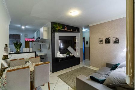 Sala de apartamento à venda com 3 quartos, 86m² em São Salvador, Belo Horizonte