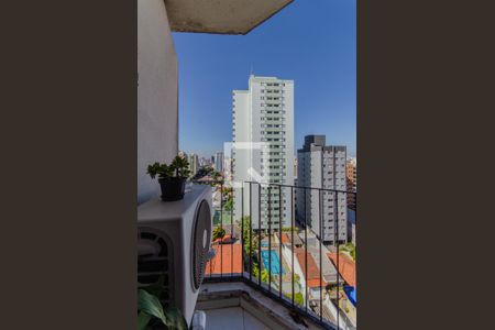 Varanda do Quarto de apartamento à venda com 1 quarto, 42m² em Vila Mariana, São Paulo