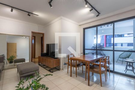 Sala de apartamento para alugar com 3 quartos, 90m² em Vila da Serra, Nova Lima