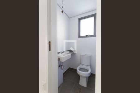 Banheiro de kitnet/studio à venda com 1 quarto, 28m² em Moema, São Paulo