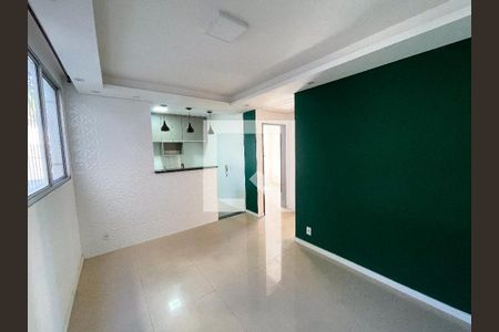 Sala de apartamento para alugar com 2 quartos, 45m² em Santa Maria, Contagem