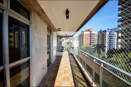 Varanda da Sala de apartamento à venda com 4 quartos, 204m² em Tijuca, Rio de Janeiro