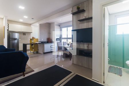 Sala/Quarto de kitnet/studio para alugar com 1 quarto, 44m² em Vila Partenio, Mogi das Cruzes