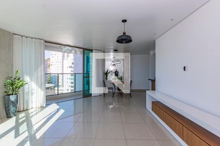 Sala de apartamento à venda com 3 quartos, 106m² em Buritis, Belo Horizonte