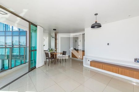 Sala de apartamento à venda com 3 quartos, 106m² em Buritis, Belo Horizonte