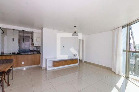 Sala de apartamento à venda com 3 quartos, 106m² em Buritis, Belo Horizonte