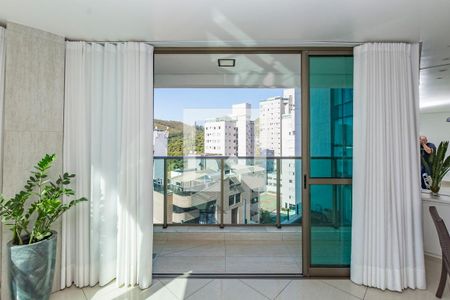 Varanda da Sala de apartamento à venda com 3 quartos, 106m² em Buritis, Belo Horizonte