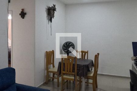 Sala de estar e jantar de apartamento para alugar com 2 quartos, 89m² em Estuário, Santos