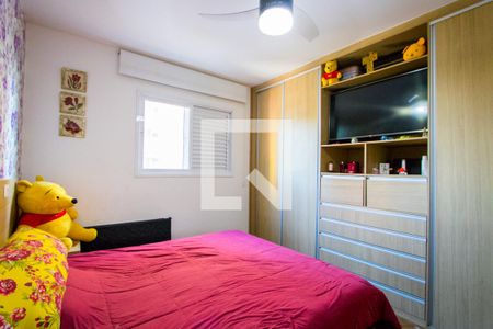 Quarto 1 - Suíte de apartamento à venda com 3 quartos, 97m² em Vila Assunção, Santo André