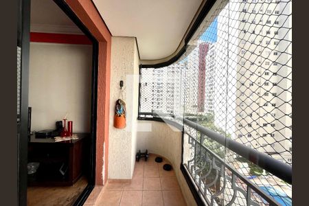 Varanda da Sala de apartamento à venda com 3 quartos, 91m² em Vila Mascote, São Paulo