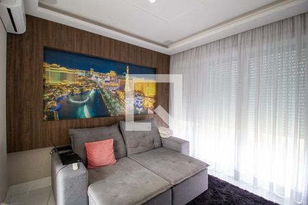 Sala de TV de casa de condomínio para alugar com 3 quartos, 352m² em Jardim Residencial Giverny, Sorocaba