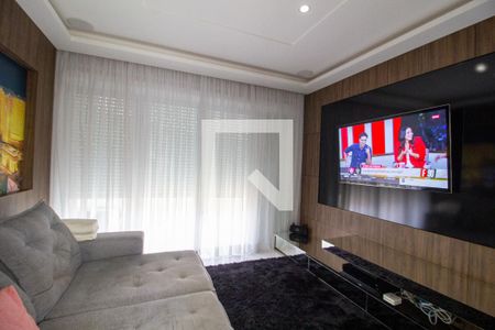 Sala de TV de casa de condomínio para alugar com 3 quartos, 352m² em Jardim Residencial Giverny, Sorocaba