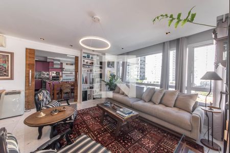 Sala de apartamento à venda com 3 quartos, 225m² em Cidade Monções, São Paulo