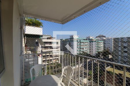 Varanda da sala de apartamento à venda com 2 quartos, 100m² em Anil, Rio de Janeiro