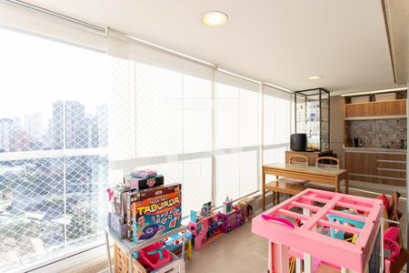 Varanda da Sala de apartamento à venda com 3 quartos, 95m² em Vila Firmiano Pinto, São Paulo