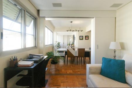 Sala de apartamento à venda com 1 quarto, 115m² em Jardim Paulista, São Paulo