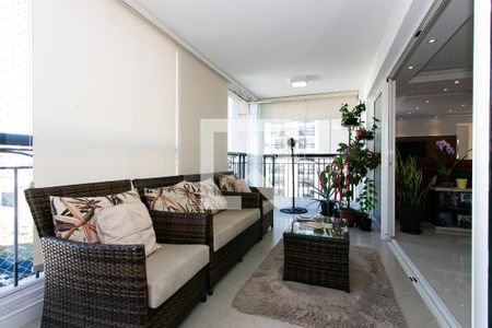 Varanda gourmet de apartamento à venda com 3 quartos, 174m² em Vila Gomes Cardim, São Paulo