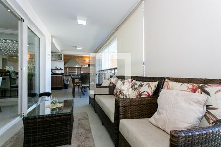 Varanda gourmet de apartamento à venda com 3 quartos, 174m² em Vila Gomes Cardim, São Paulo